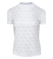 Guess Mock Kadın Beyaz Slim Fit T-Shirt W4BI26J1314-G011