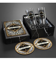 İsimli Rakı Bardağı Hediye Seti Özel Kutulu