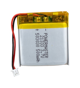 Powermaster 3.7 Volt 500 Mah Lityum Polimer Şarjlı Pil 5X30X30 mm Akıllı Saat Kulaklık Pili