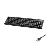 Kablolu Standart Klavye F Siyah HDX2601