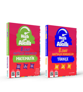 Tammat 8.Sınıf Matematik ve Türkçe 32 Haftalık Deneme Seti 2 Kitap