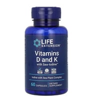Vitamins D and K with Sea-Iodine, 60 Capsules