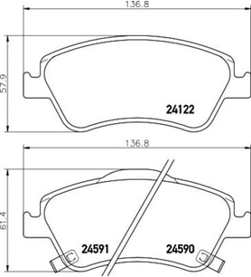 Apetech Toyota Auris Ön Fren Balata Takımı (2006-2012)