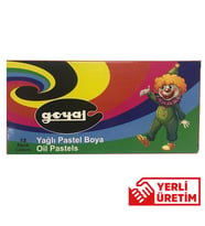Goyal Pastel Boya Karton 12 Renk Köşeli PTL-112
