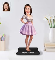 Kişiye Özel Kadın Model Ahşap Biblo-48