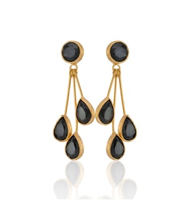 Kadir Jewellery 22 Ayar Altın Kaplama Vintage Küpe -El İşçiliği Ve Hipoalerjenik Küpe