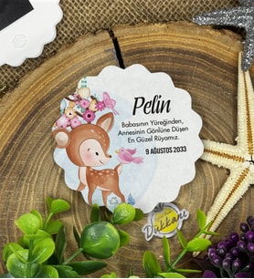 6cm Özel Baskılı Magnet Uv Baskılı - Sevimli Ceylan