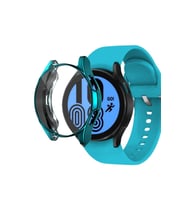 Samsung Galaxy Watch 4 Classic 46mm Uyumlu Zore Watch Gard 02 Koruyucu Silikon (Koyu Yeşil)