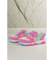 Rakerplus Hakiki Deri Fuşya Pembe Çocuk Sneakers Spor Ayakkabı