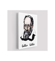 Galileo Galilei Dekoratif Kanvas Tablo-5915