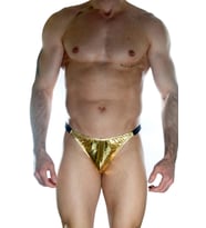 Erkek Arkası Büzgülü Gold Brazillian Slip