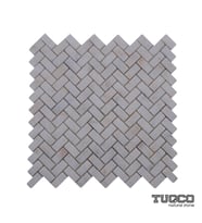 Herringbone Golden Eskitme Mermer Mozaik