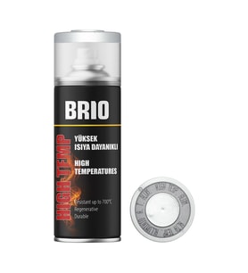 Brio Sprey Boya Gri Yüksek Isıya Dayanıklı Bh9007M 400 Ml 
