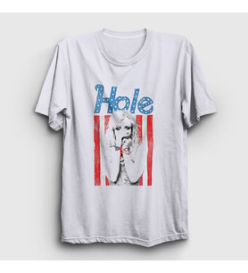 Presmono Unisex Beyaz Hole Müzik Courtney Love T-Shirt 475451tt