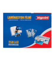 Bigpoint Laminasyon Filmi 65x95mm 125 Mikron 100'lü Kutu