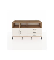 Kronos Konsol 5 Raflı 3 Çekmeceli 2 Kapaklı 176x59x99 Çam-Aytaşı