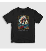 Presmono Unisex Çocuk Siyah Tour Grateful Dead T-Shirt 389191tt