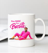 Hem Harbi Hem Barbie Recep İvedik Tasarımlı Beyaz Kupa