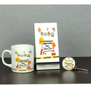 İş Sağlığı ve Güvenliği Uzmanı Üçlü Set (Kupa + Telefon Standı + Anahtarlık)