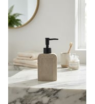 ArtWorks Dekoratif Bej Renk Seramik Soap Sabunluk Deterjanlık