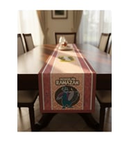 Ramazan Ayı Motifli Dijital Baskılı Runner Masa Örtüsü 40x140 cm