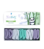 Novibaby 5'li Bambu Yenidoğan Bebek Çorap I Lili I 0-6 ay (Karışık)