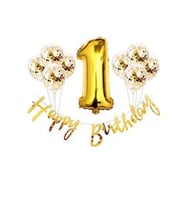 1 Yaş Lüks Doğum Günü Balon Set