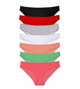 Northcity 7 adet Süper Eko Set Likralı Kadın Slip Külot Set 6