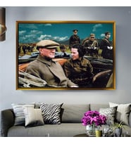 Altın Çerçeveli dekoratif tablo a929 (Gold)