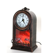 Led Işıklı Saatli Şömine Aalk2509