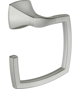 Moen Voss Collection Fırçalanmış Nikel Banyo El Havlusu Yüzüğü, Duvara Monte Açık Havlu Halkası, Yb5 (Çok Renkli)