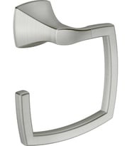 Moen Voss Collection Fırçalanmış Nikel Banyo El Havlusu Yüzüğü, Duvara Monte Açık Havlu Halkası, Yb5 (Çok Renkli)