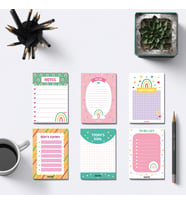 A6 Planlayıcı Set, Notlarım, Yapılacaklar Listesi, Unutmamalıyım, Günlük Hedefler, Mutlu Günler