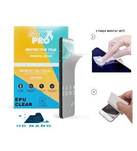 iPhone XR NANO Ekran Koruyucu Esnek ULTRA İnce - MAXXPRO - HD ŞEFFAF