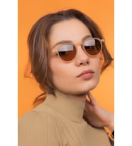 Lucia Matte Cream Güneş Gözlüğü