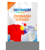 HEITMANN Oxi Wash Intensive Renkli ve Beyaz Çamaşırlar için Leke Çıkarıcı Hijyen Sağlayıcı Deterjan 50 gr