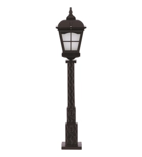 AVONNI BSU-68045-BSY-M2-OP Siyah Boyalı Dış Mekan Aydınlatma E27 Aluminyum Cam 23cm