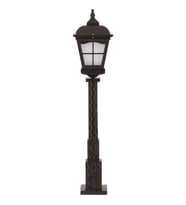 AVONNI BSU-68045-BSY-M2-OP Siyah Boyalı Dış Mekan Aydınlatma E27 Aluminyum Cam 23cm