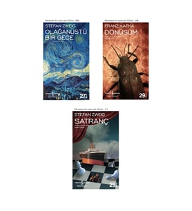 Olağanüstü Bir Gece + Dönüşüm + Satranç- 3 Kitap Set - Iş Bankası Özel Set Olağanüstü Bir Gece Kitab