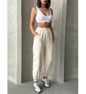 Jogger lastik paça pantolon