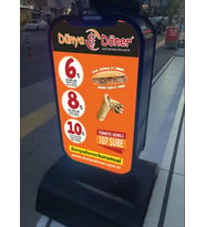 Dönerci Dubası Işıklı Duba 3D Led Akülü Şarjlı Yer Dubası Tabela