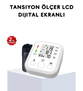 Üst Koldan Ölçüm Dijital Tansiyon Aleti – IHB Aritmi Uyarılı ve Çift Hafızalı
