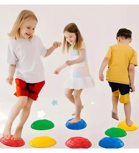 Northcity Çocuk Yarım Küre Denge ve Koordinasyon Adası 6'lı Set - Denge Eğitimi