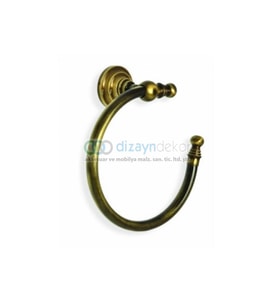 Yuvarlak Havluluk Antik Bronz