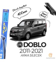 RBW Arka Silecek Fiat Doblo 2011-2021 ile uyumlu (Siyah)