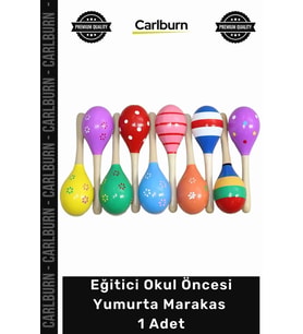 #Marakas Profesyonel Ritim Çalgısı Eğitici Okul Öncesi Müzik Perküsyon Seti Yumurta Marakas 1 Adet