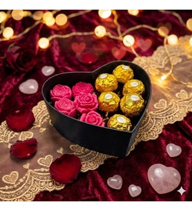 Mumelia Golden Love Box - Doğal Soya Mum Hediye Kutusu