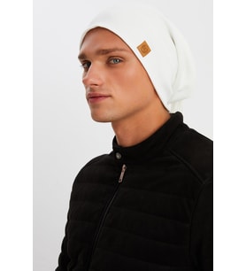 Beyaz Erkek Pamuklu Kaşkorse, Terletmez, Ultra Hafif ve Yumuşak İpli Şapka Bere 