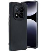 Redmi Note 14 Pro 5G Şık ve İnce Pu Deri Nexa Premium Kapak (Siyah)