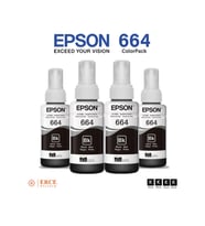 Epson 664 L605 Uyumlu Dörtlü Siyah Ink Bottle
